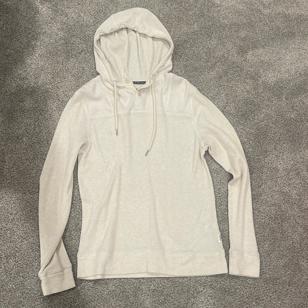 Express Hooded Henley Long Sleeved Tee